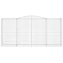 Gabion baskets 9 units, arched shape, iron, 400x50x180/200 cm. by , Pots and planters - Ref: Foro24-3147055, Price: 2,00 €, D...