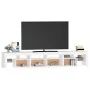 TV-Möbel mit LED-Lichtern in Weiß, 230x36,5x40 cm. von , TV-Möbel - Ref: Foro24-3152786, Preis: 171,22 €, Rabatt: %