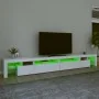 TV stand with white LED lights 290x36.5x40 cm by , TV Furniture - Ref: Foro24-3152802, Price: 204,39 €, Discount: %