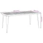 Juego de comedor de jardín 7 pzas madera maciza acacia y metal de , Conjuntos de jardín - Ref: Foro24-3155419, Precio: 671,24...