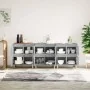 Sideboards 3 Stück aus grauem Sperrholz Beton 60x35x70 cm von , Sideboards - Ref: Foro24-3185771, Preis: 208,20 €, Rabatt: %