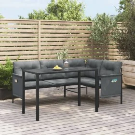 Gartenmöbel-Set, 2-teilig, anthrazitgrau aus Stahl von , Gartensets - Ref: Foro24-3187259, Preis: 340,24 €, Rabatt: %