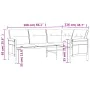 Garden dining set 2 pieces anthracite gray steel by , Garden sets - Ref: Foro24-3187259, Price: 340,24 €, Discount: %