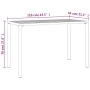 Garden dining set 2 pieces anthracite gray steel by , Garden sets - Ref: Foro24-3187259, Price: 340,24 €, Discount: %