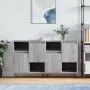 Sideboards 2-teilig aus grauem Sonoma-Sperrholz. von , Sideboards - Ref: Foro24-3190131, Preis: 113,82 €, Rabatt: %
