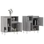 Aparadores 2 piezas madera contrachapada gris Sonoma de , Aparadores - Ref: Foro24-3190131, Precio: 113,82 €, Descuento: %