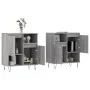 Sideboards 2-teilig aus grauem Sonoma-Sperrholz. von , Sideboards - Ref: Foro24-3190131, Preis: 113,82 €, Rabatt: %
