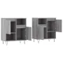 Aparadores 2 piezas madera contrachapada gris Sonoma de , Aparadores - Ref: Foro24-3190131, Precio: 113,82 €, Descuento: %