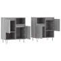Sideboards 2-teilig aus grauem Sonoma-Sperrholz. von , Sideboards - Ref: Foro24-3190131, Preis: 113,82 €, Rabatt: %