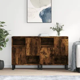 Vitrinen 2-teilig, Eichenfurnier-Sperrholz von , Sideboards - Ref: Foro24-3190138, Preis: 128,90 €, Rabatt: %
