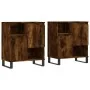 Vitrinen 2-teilig, Eichenfurnier-Sperrholz von , Sideboards - Ref: Foro24-3190138, Preis: 128,88 €, Rabatt: %