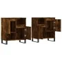 Vitrinen 2-teilig, Eichenfurnier-Sperrholz von , Sideboards - Ref: Foro24-3190138, Preis: 128,88 €, Rabatt: %