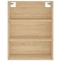 Hoher Schrank aus Sperrholz in Eichenholzfarbe 69,5x34x180 cm. von , Sideboards - Ref: Foro24-3189416, Preis: 148,29 €, Rabat...