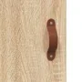 Tall plywood oak-colored highboard 69.5x34x180 cm by , Sideboards - Ref: Foro24-3189416, Price: 148,31 €, Discount: %