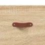 Aparador alto madera contrachapada color roble 69,5x34x180 cm de , Aparadores - Ref: Foro24-3189416, Precio: 148,29 €, Descue...