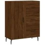 Hoher Schrank aus braunem Eichenfurnierholz 69,5x34x180 cm. von , Sideboards - Ref: Foro24-3189468, Preis: 155,93 €, Rabatt: %