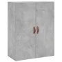 Aparador alto madera contrachapada gris hormigón 69,5x34x180 cm de , Aparadores - Ref: Foro24-3195767, Precio: 149,88 €, Desc...