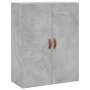 Tall plywood gray concrete sideboard 69.5x34x180 cm by , Sideboards - Ref: Foro24-3195767, Price: 149,88 €, Discount: %