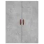 Tall plywood gray concrete sideboard 69.5x34x180 cm by , Sideboards - Ref: Foro24-3195767, Price: 149,88 €, Discount: %