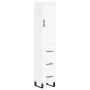 Hoher Schrank aus weißem Sperrholz, 34,5x34x180 cm. von , Sideboards - Ref: Foro24-3198873, Preis: 121,83 €, Rabatt: %