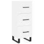 Hoher Schrank aus weißem Sperrholz, 34,5x34x180 cm. von , Sideboards - Ref: Foro24-3198873, Preis: 121,83 €, Rabatt: %