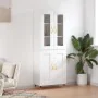 Hoher Schrank aus weißem Sperrholz 69,5x34x180 cm von , Sideboards - Ref: Foro24-3198321, Preis: 165,95 €, Rabatt: %