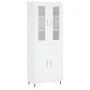 Hoher Schrank aus weißem Sperrholz 69,5x34x180 cm von , Sideboards - Ref: Foro24-3198321, Preis: 165,95 €, Rabatt: %
