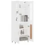 Hoher Schrank aus weißem Sperrholz 69,5x34x180 cm von , Sideboards - Ref: Foro24-3198321, Preis: 165,95 €, Rabatt: %