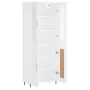 Tall white plywood highboard 69.5x34x180 cm by , Sideboards - Ref: Foro24-3198321, Price: 165,95 €, Discount: %