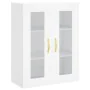 Tall white plywood highboard 69.5x34x180 cm by , Sideboards - Ref: Foro24-3198321, Price: 165,95 €, Discount: %
