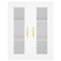 Aparador alto madera contrachapada blanco 69,5x34x180 cm de , Aparadores - Ref: Foro24-3198321, Precio: 165,95 €, Descuento: %