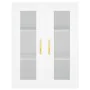 Tall white plywood highboard 69.5x34x180 cm by , Sideboards - Ref: Foro24-3198321, Price: 165,95 €, Discount: %