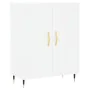Tall white plywood highboard 69.5x34x180 cm by , Sideboards - Ref: Foro24-3198321, Price: 165,95 €, Discount: %