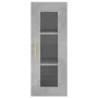Aparador de madera contrachapada gris hormigón 34,5x34x180 cm de , Aparadores - Ref: Foro24-3199229, Precio: 112,13 €, Descue...