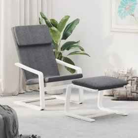 Relax armchair with dark gray fabric footstool by , Armchairs - Ref: Foro24-3154414, Price: 136,97 €, Discount: %