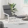 Relax armchair with dark gray fabric footstool by , Armchairs - Ref: Foro24-3154414, Price: 136,97 €, Discount: %