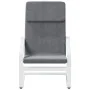 Relax armchair with dark gray fabric footstool by , Armchairs - Ref: Foro24-3154414, Price: 136,97 €, Discount: %