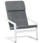 Relax armchair with dark gray fabric footstool by , Armchairs - Ref: Foro24-3154414, Price: 136,97 €, Discount: %