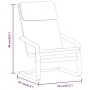 Relax armchair with dark gray fabric footstool by , Armchairs - Ref: Foro24-3154414, Price: 136,97 €, Discount: %