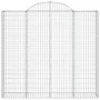 18 units of arched iron gabion baskets 200x50x180/200 cm by , Pots and planters - Ref: Foro24-3146418, Price: 2,00 €, Discoun...
