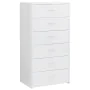 Aparador con 6 cajones contrachapada blanco brillo 50x34x96 cm de , Aparadores - Ref: Foro24-800672, Precio: 141,01 €, Descue...