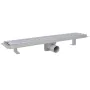 Lineare Duschablauf 2 Stück gebogen 630x140 mm Edelstahl von , Abflüsse - Ref: Foro24-275960, Preis: 82,47 €, Rabatt: %