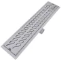 Lineare Duschablauf 2 Stück gebogen 630x140 mm Edelstahl von , Abflüsse - Ref: Foro24-275960, Preis: 82,47 €, Rabatt: %