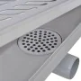 Lineare Duschablauf 2 Stück gebogen 630x140 mm Edelstahl von , Abflüsse - Ref: Foro24-275960, Preis: 82,47 €, Rabatt: %