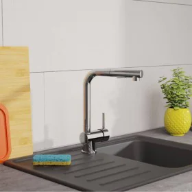 EISL Single-lever kitchen faucet with pull-out spout COOL chrome by , Faucets - Ref: Foro24-446462, Price: 105,14 €, Discount: %