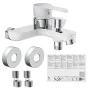 EISL DIZIANI chrome white single lever bathroom faucet by , Faucets - Ref: Foro24-446483, Price: 73,22 €, Discount: %