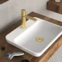 SCHÜTTE NEW YORK matte gold single-lever basin mixer by , Faucets - Ref: Foro24-446550, Price: 112,23 €, Discount: %