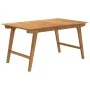 Solid acacia wood garden table 150x90x75 cm by , Garden tables - Ref: Foro24-363310, Price: 182,08 €, Discount: %