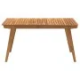 Solid acacia wood garden table 150x90x75 cm by , Garden tables - Ref: Foro24-363310, Price: 182,08 €, Discount: %