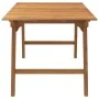 Solid acacia wood garden table 150x90x75 cm by , Garden tables - Ref: Foro24-363310, Price: 182,08 €, Discount: %